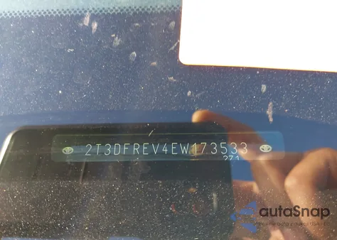 2014 Toyota Rav4 Limited from USA, damaged, VIN 2T3DFREV4EW173533